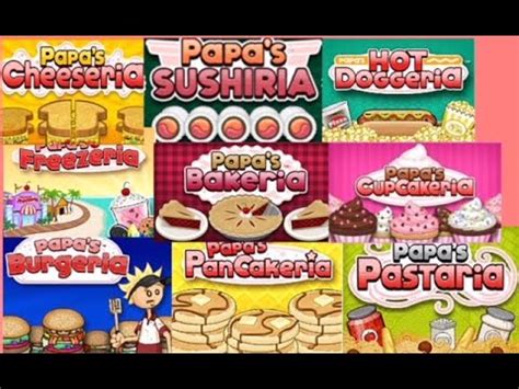 All Papa's Games Games .